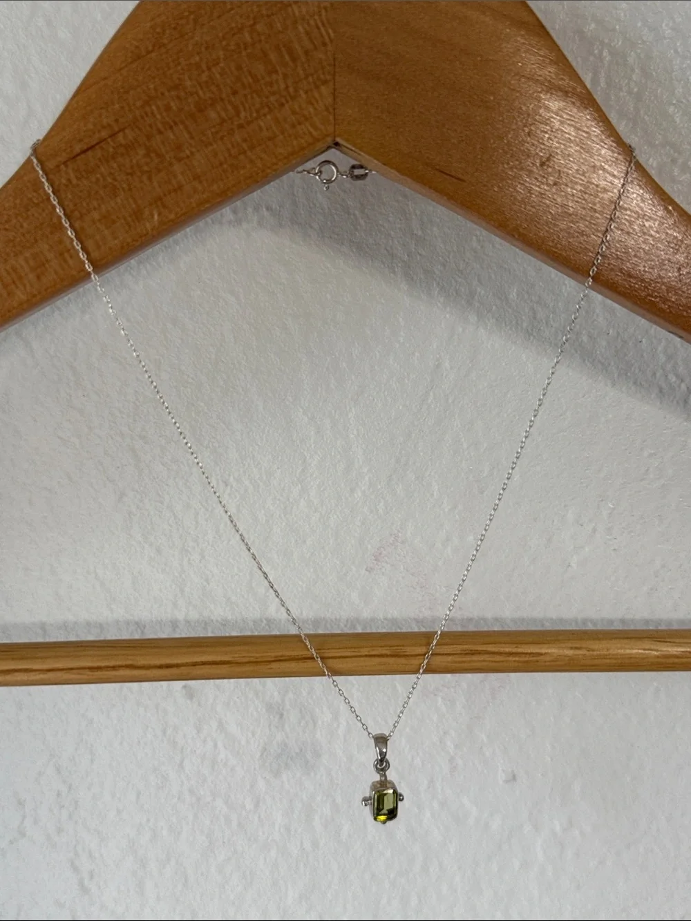 Sterling Peridot Necklace